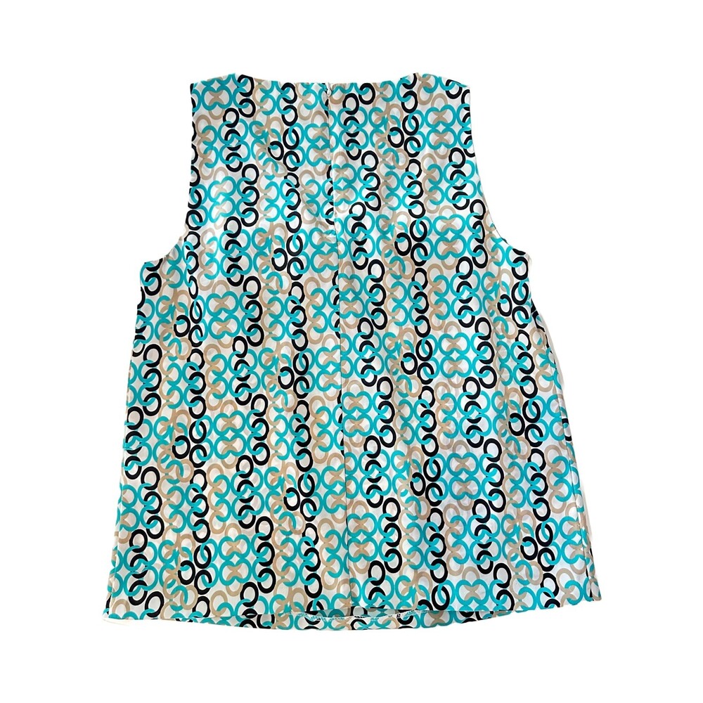 Dana Buckman Ladies Top Summer Dress/Casual Geometric Pattern Size Small - Picture 3 of 3